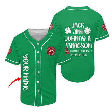 Personalized Jameson Jack Jim Johnny Baseball Jersey - Flexiquor.com