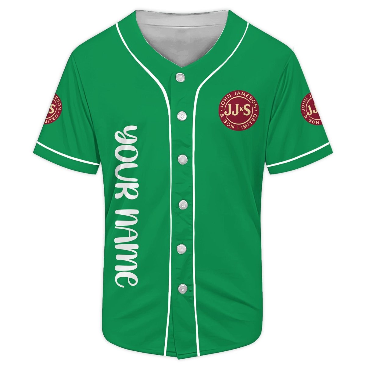 Personalized Jameson Jack Jim Johnny Baseball Jersey - Flexiquor.com