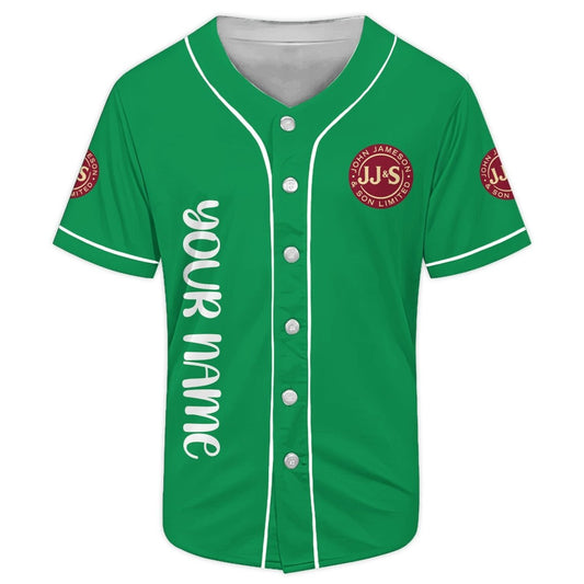 Personalized Jameson Jack Jim Johnny Baseball Jersey - Flexiquor.com