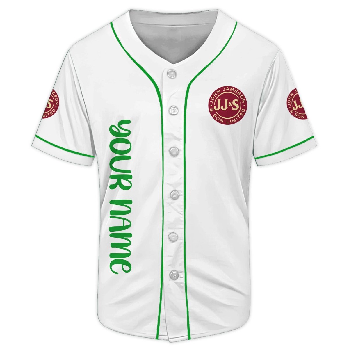 Personalized Jameson Jack Jim Johnny Baseball Jersey - Flexiquor.com