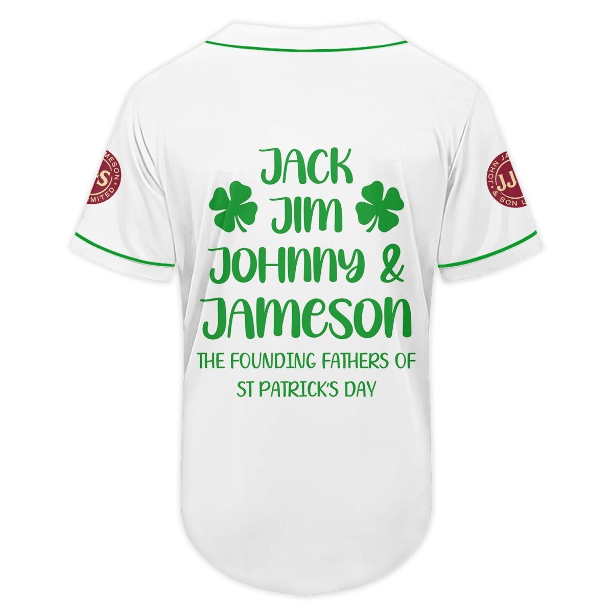 Personalized Jameson Jack Jim Johnny Baseball Jersey - Flexiquor.com