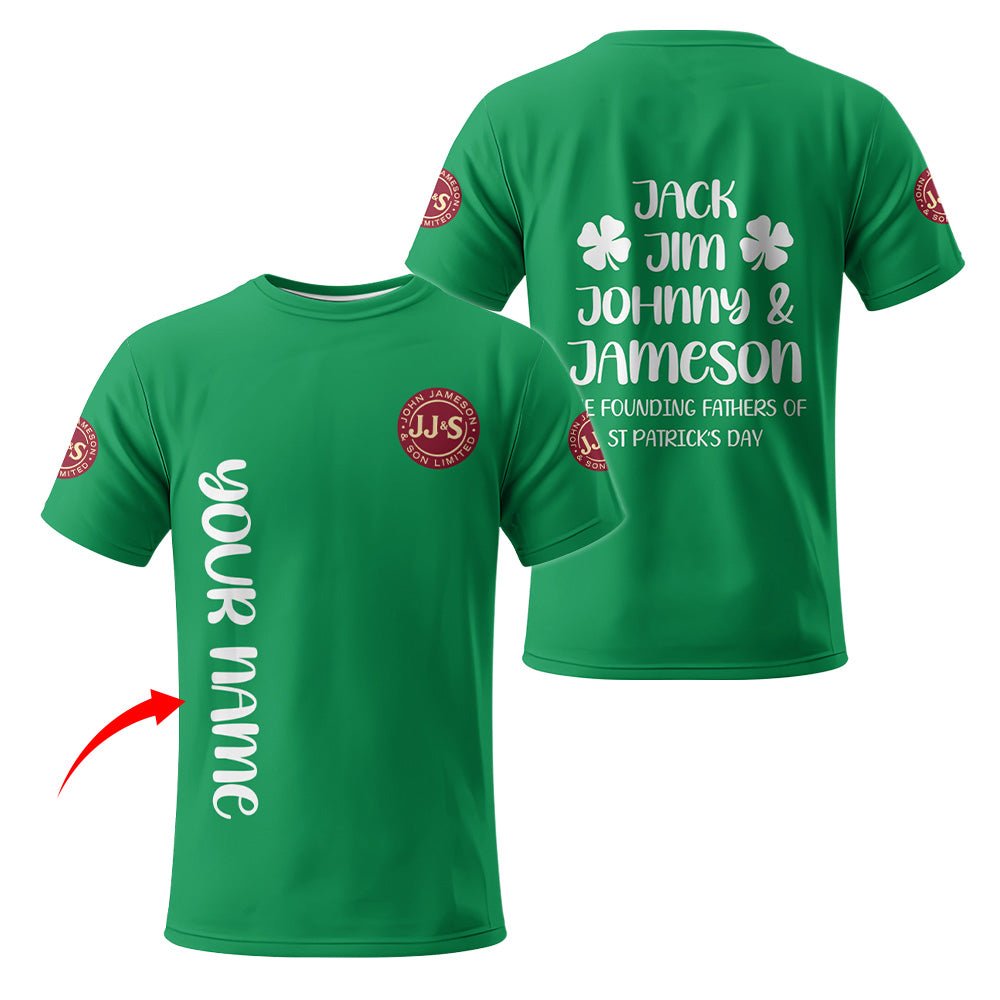 Personalized Jameson Jack Jim Johnny T-Shirt - Flexiquor.com