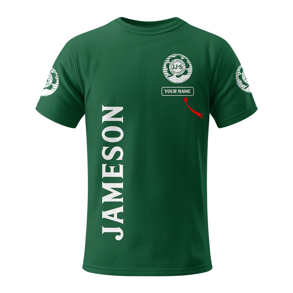 Personalized Jameson St Patrick's Day T-Shirt - Flexiquor.com