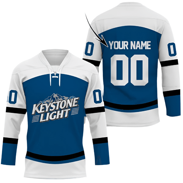 Personalized Keystone Light Hockey Jersey - Flexiquor.com