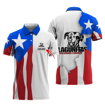 Personalized Lagunitas Puerto Rico Polo Shirt - Flexiquor.com