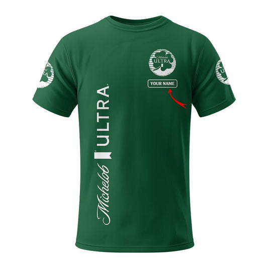 Personalized Michelob Ultra St Patrick's Day T-Shirt - Flexiquor.com