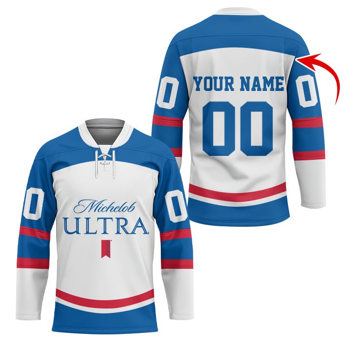 Personalized Michelob Ultra Hockey Jersey - Flexiquor.com