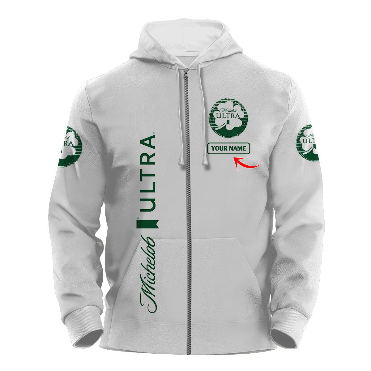 Personalized Michelob Ultra St Patrick's Day Hoodie & Zip Hoodie - Flexiquor.com