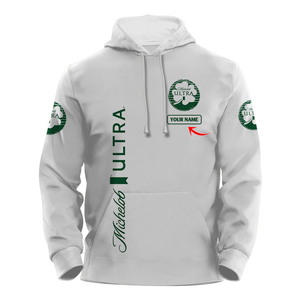 Personalized Michelob Ultra St Patrick's Day Hoodie & Zip Hoodie - Flexiquor.com