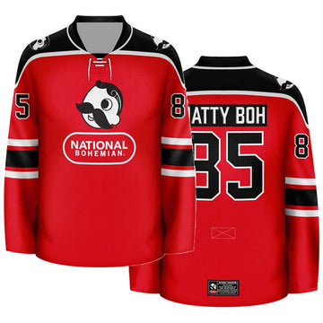 Personalized National Bohemian Basic Hockey Jersey - Flexiquor.com