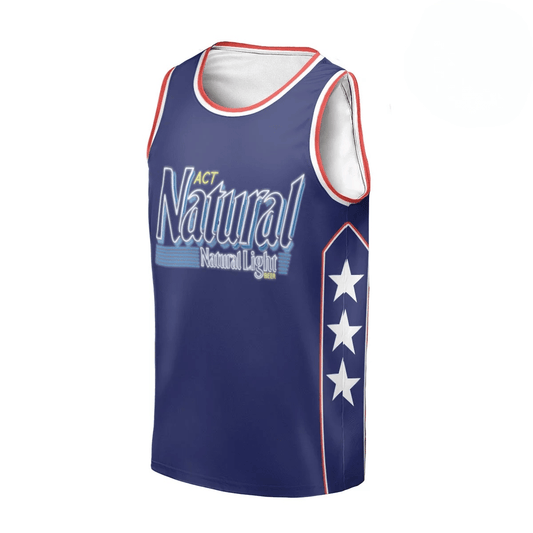 Personalized Natural Light Super Star Men's Tank Top - Flexiquor.com