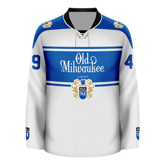 Personalized Old Milwaukee Hockey Jersey - Flexiquor.com