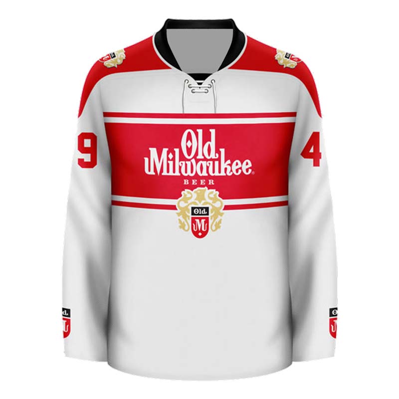 Personalized Old Milwaukee Hockey Jersey - Flexiquor.com