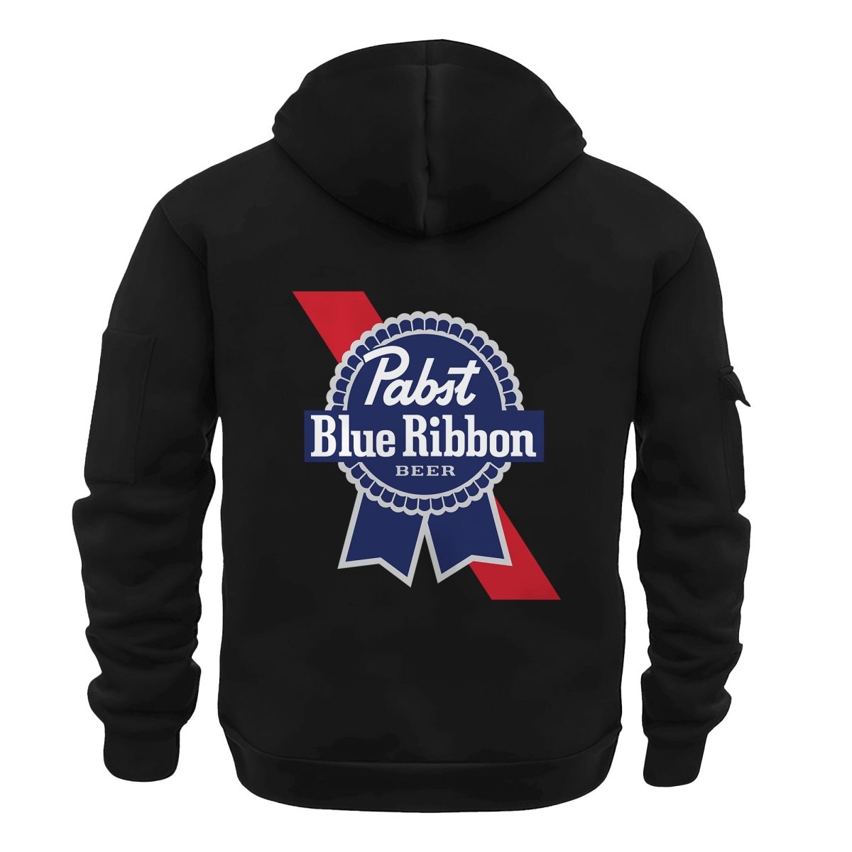 Personalized Pabst Blue Ribbon Half Zip Hooded Sweatshirt - Flexiquor.com