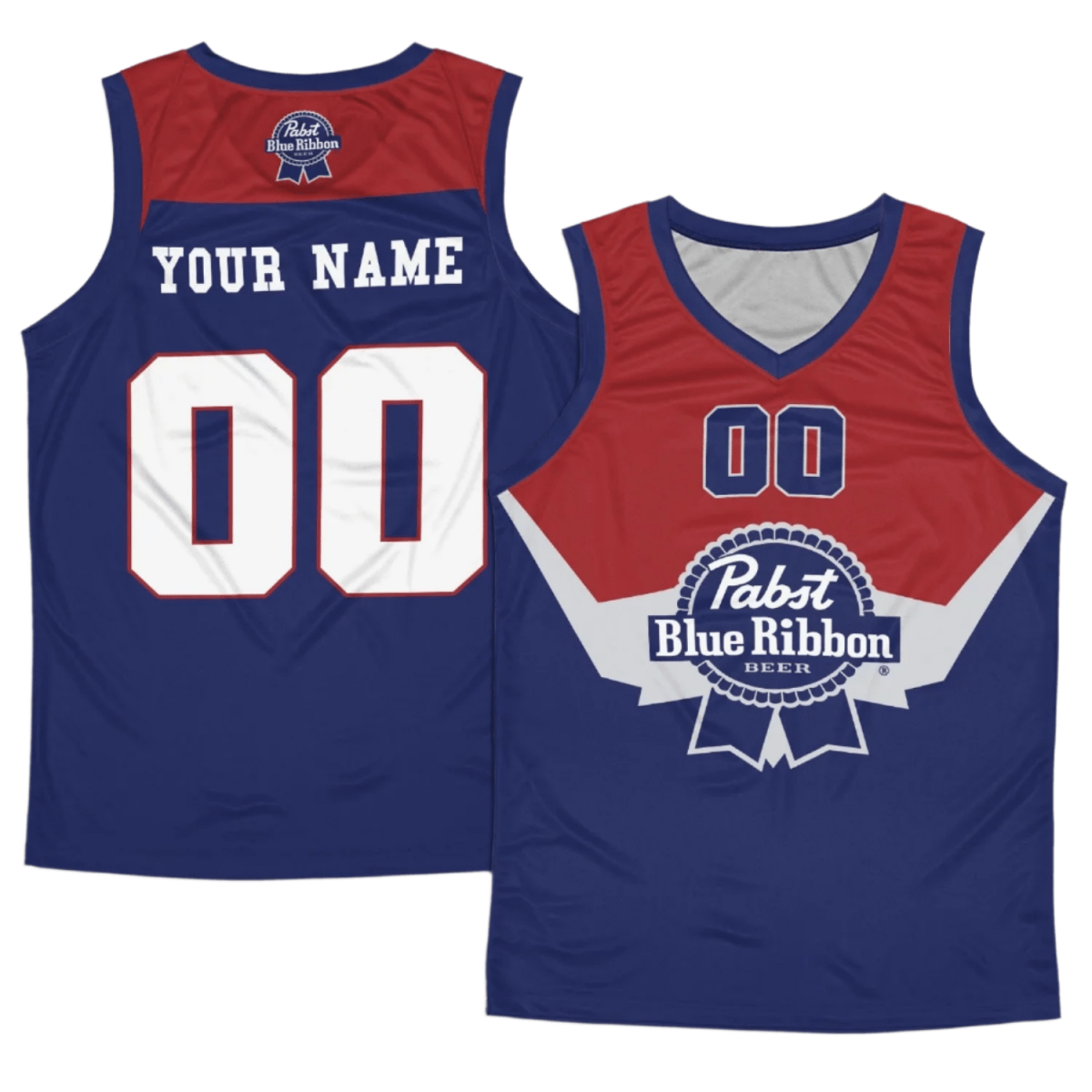 Personalized Pabst Blue Ribbon Men's Tank Top - Flexiquor.com