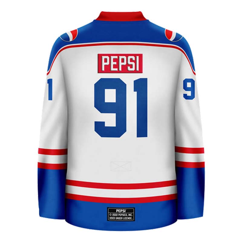 Personalized Pepsi Stripe Hockey Jersey - Flexiquor.com