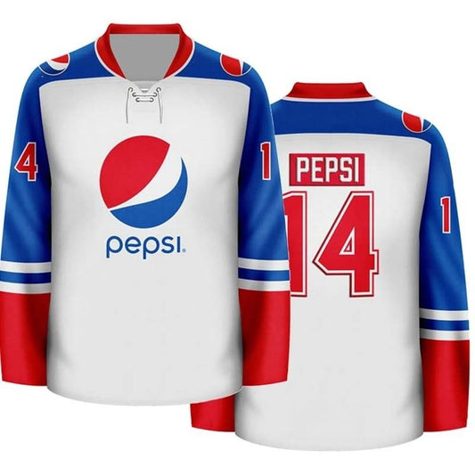 Personalized Pepsi Vintage Retro Hockey Jersey - Flexiquor.com