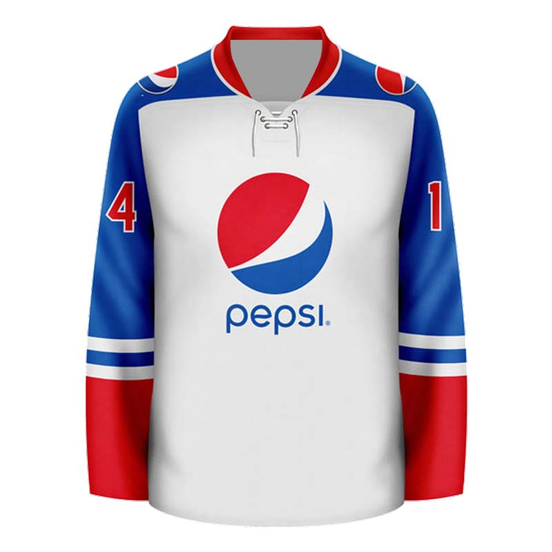 Personalized Pepsi Vintage Retro Hockey Jersey - Flexiquor.com