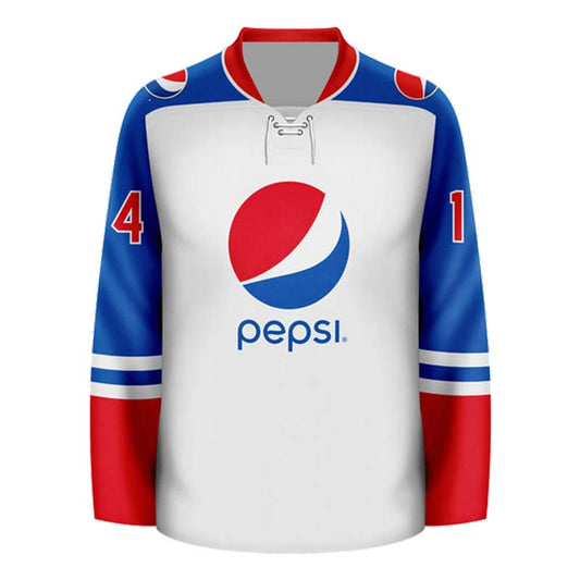 Personalized Pepsi Vintage Retro Hockey Jersey - Flexiquor.com