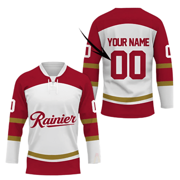 Personalized Rainier Hockey Jersey - Flexiquor.com