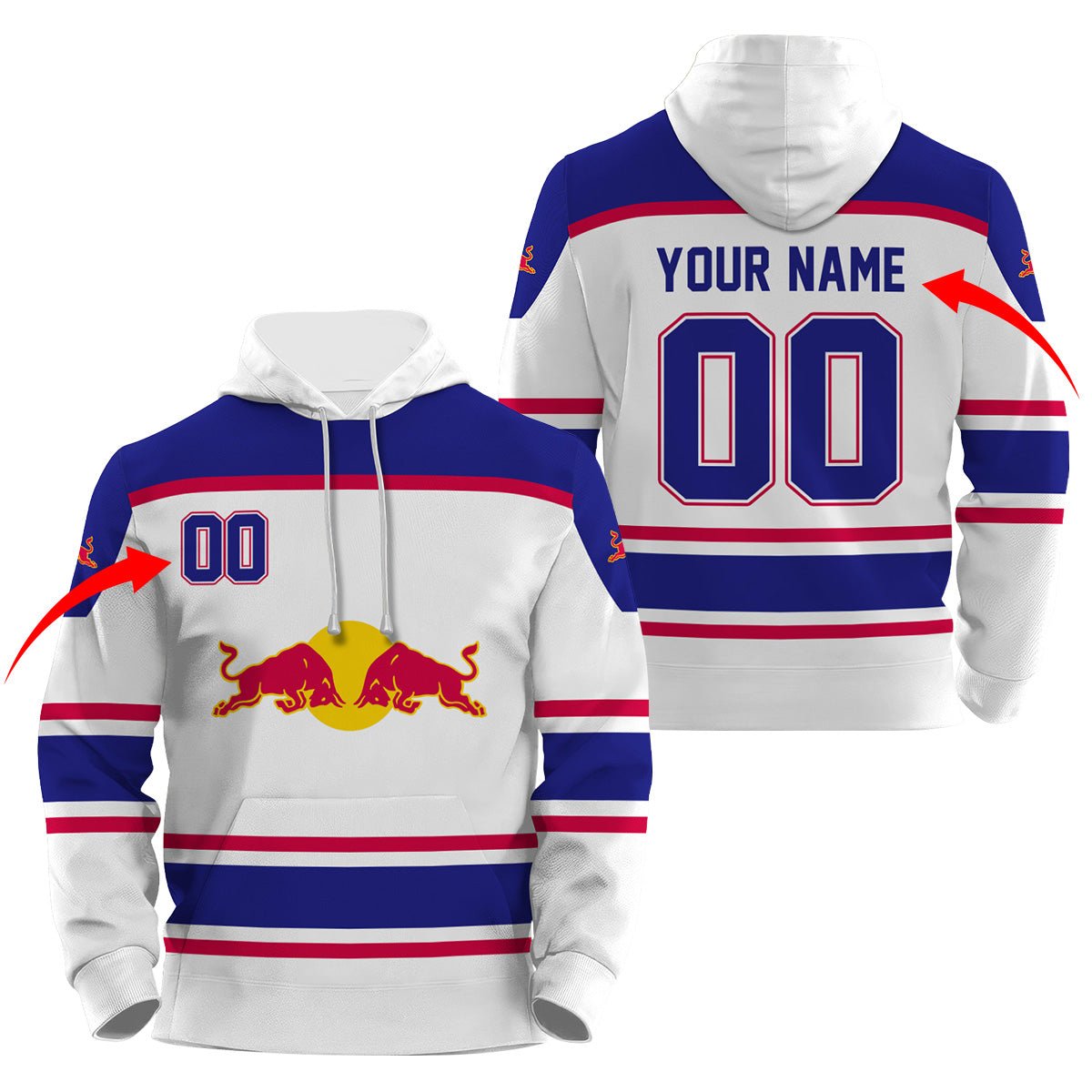 Personalized Red Bull Basic Hoodie & Zip Hoodie - Flexiquor.com