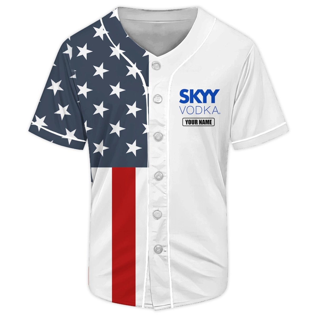 Personalized SKYY Donald Trump Independence Day Baseball Jersey - Flexiquor.com