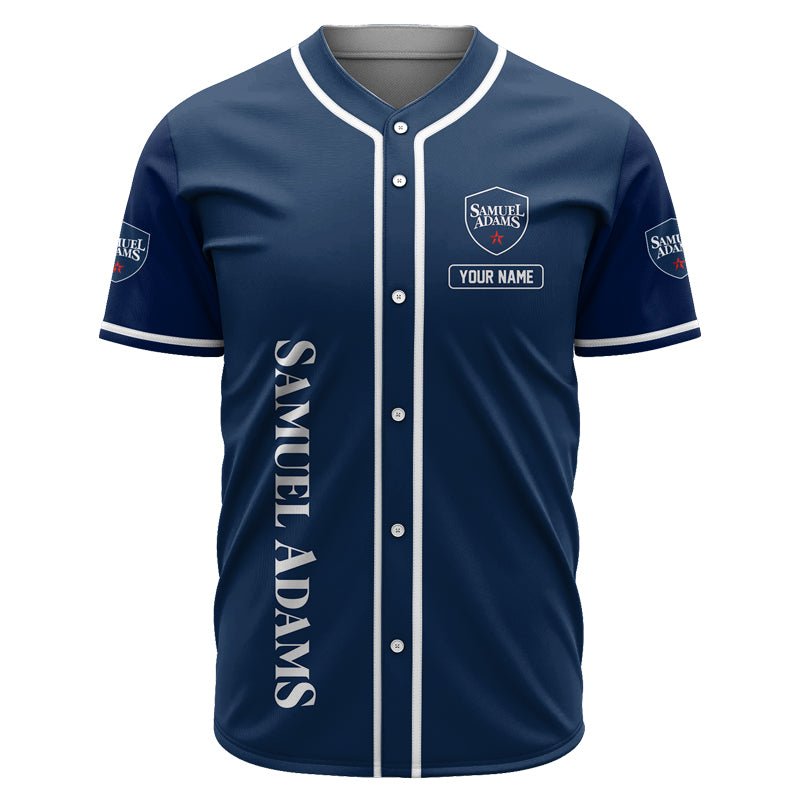 Personalized Samuel Adams Happy Father's Day Baseball Jersey - Flexiquor.com