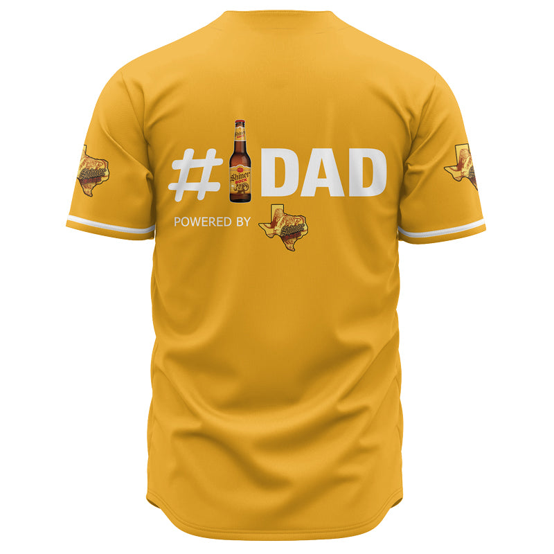 Personalized Shiner Bock Happy Father's Day Baseball Jersey