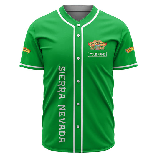 Personalized Sierra Nevada Happy Father's Day Baseball Jersey