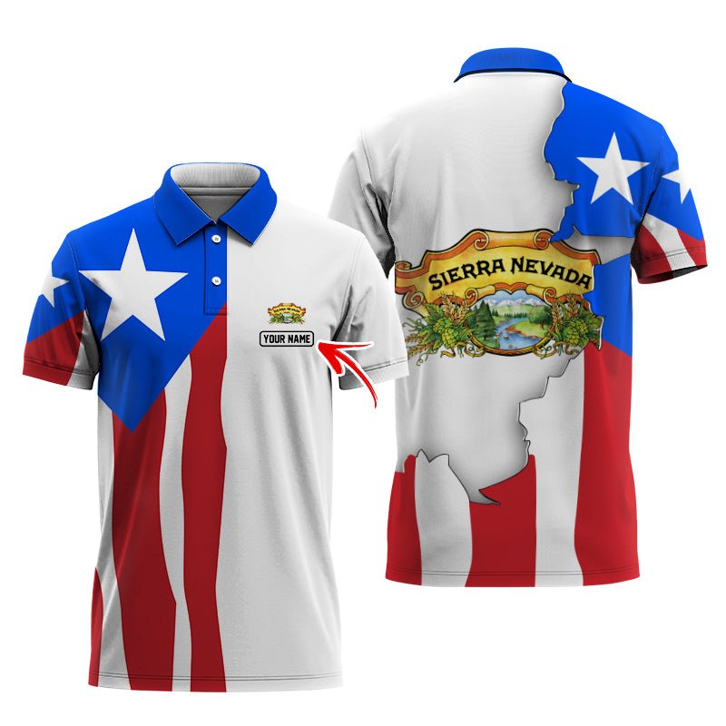 Personalized Sierra Nevada Puerto Rico Polo Shirt - Flexiquor.com