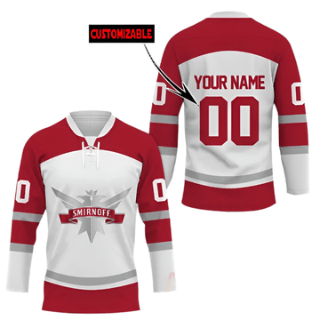 Personalized Smirnoff Hockey Jersey - Flexiquor.com