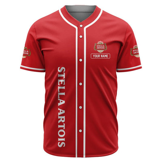 Personalized Stella Artois Happy Father's Day Baseball Jersey - Flexiquor.com