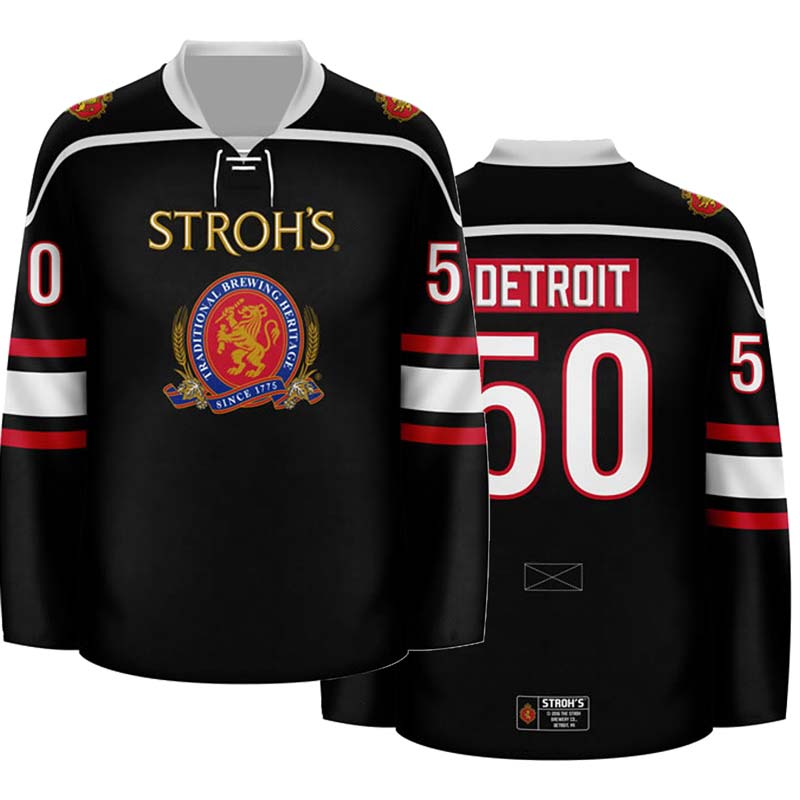 Personalized Stroh's Basic Hockey Jersey - Flexiquor.com