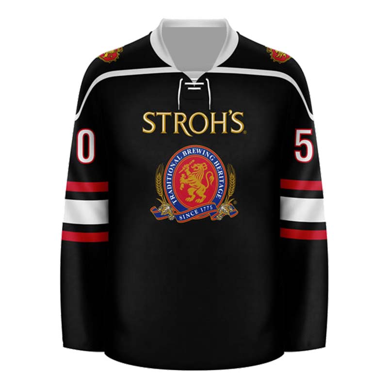 Personalized Stroh's Basic Hockey Jersey - Flexiquor.com