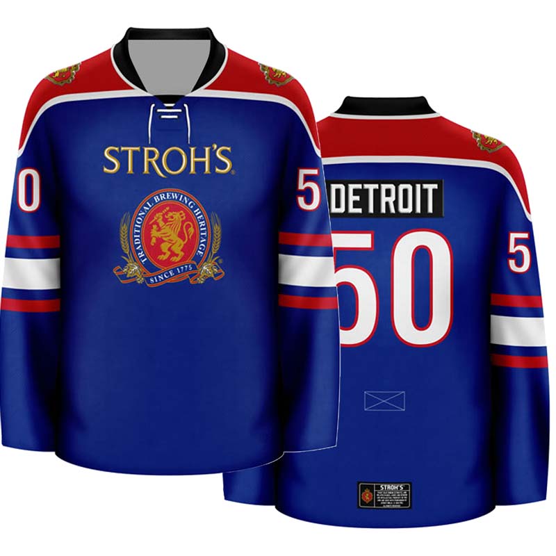 Personalized Stroh's Basic Hockey Jersey - Flexiquor.com