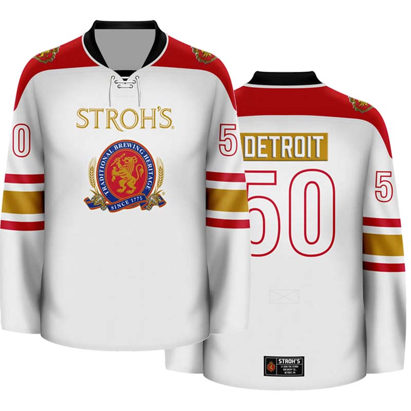 Personalized Stroh's Basic Hockey Jersey - Flexiquor.com