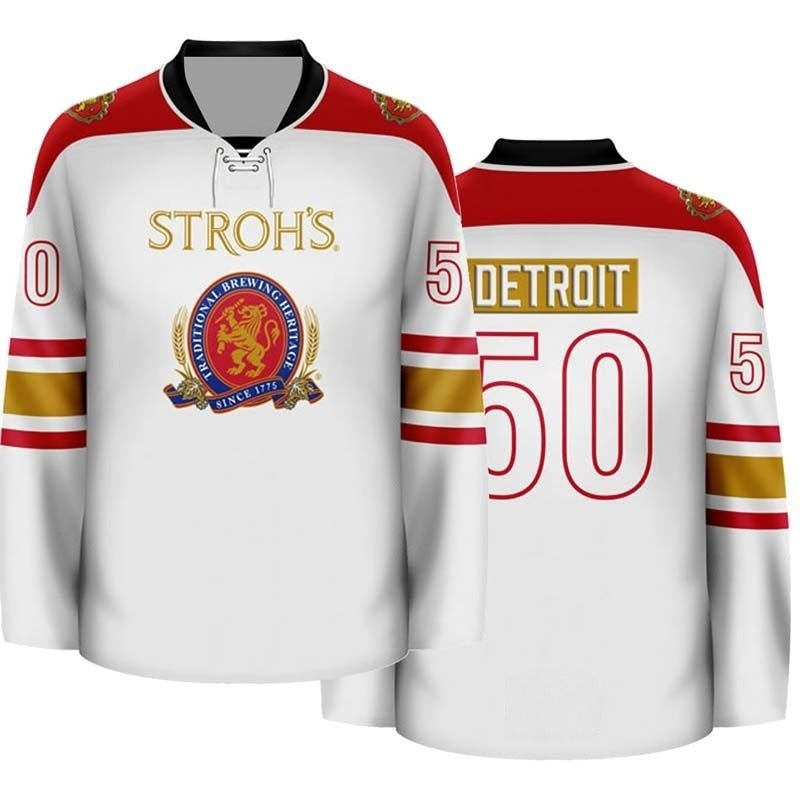 Personalized Stroh's Basic Hockey Jersey - Flexiquor.com