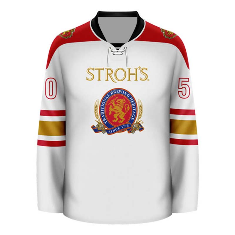 Personalized Stroh's Basic Hockey Jersey - Flexiquor.com