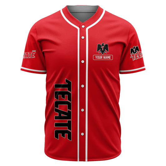 Personalized Tecate Happy Father's Day Baseball Jersey