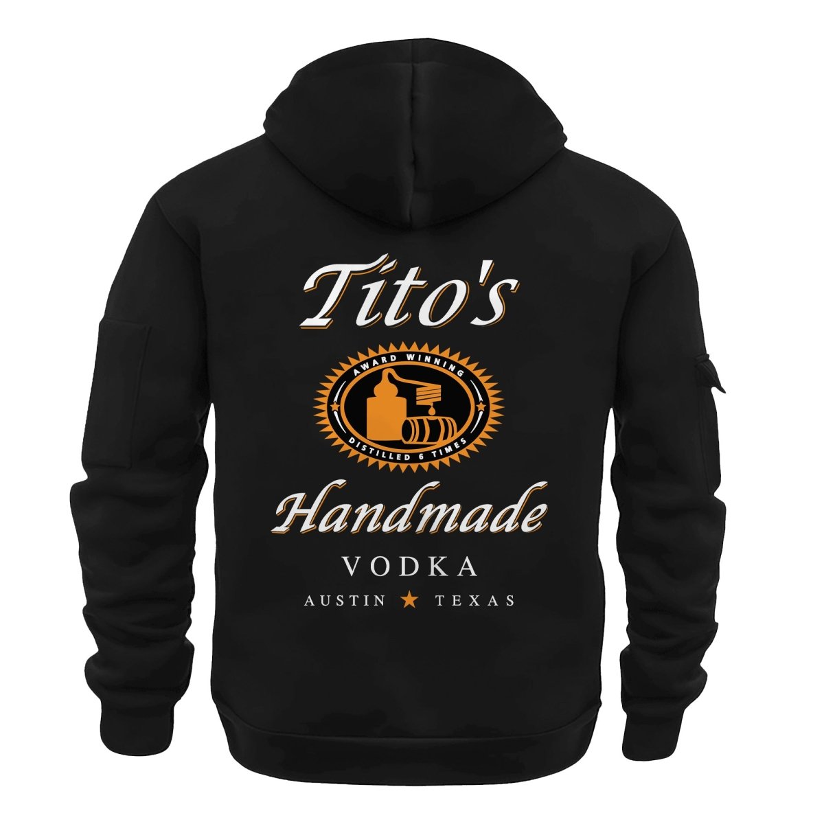 Personalized Tito's Half Zip Hooded Sweatshirt - Flexiquor.com