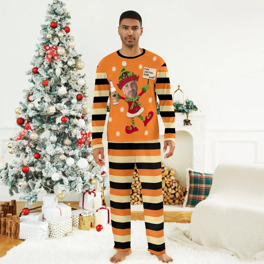 Personalized Face Tito's Make Christmas Drink Again Family Pajamas Set - Flexiquor.com