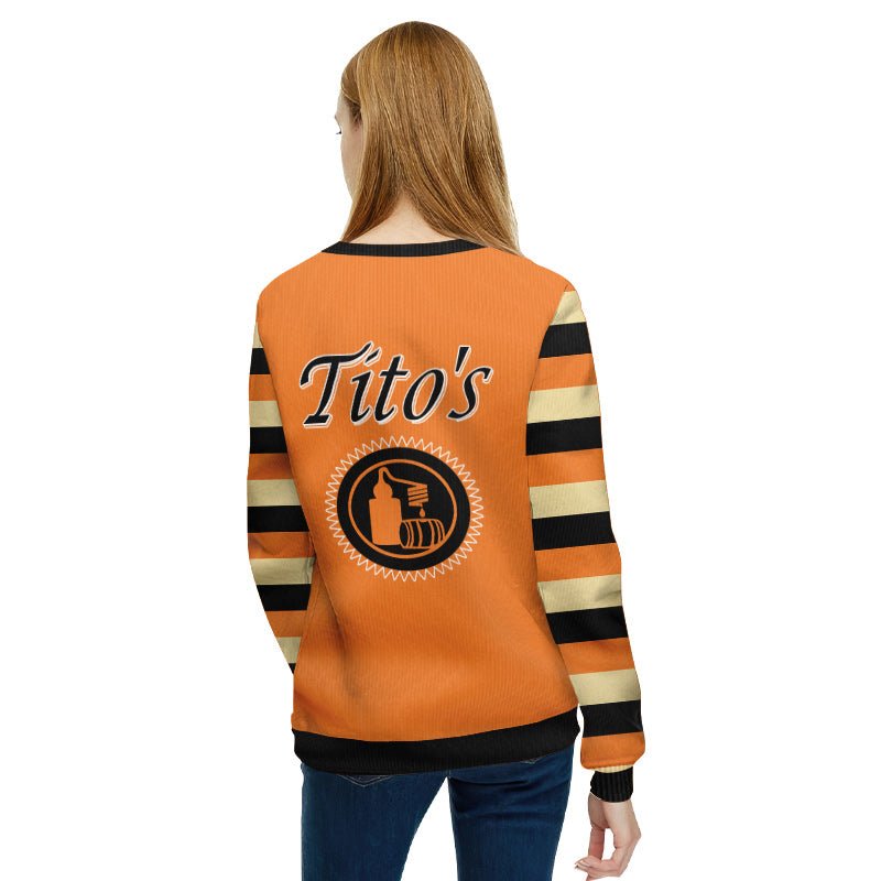 Personalized Tito's Make Christmas Drunk Again Ugly Sweater - Flexiquor.com