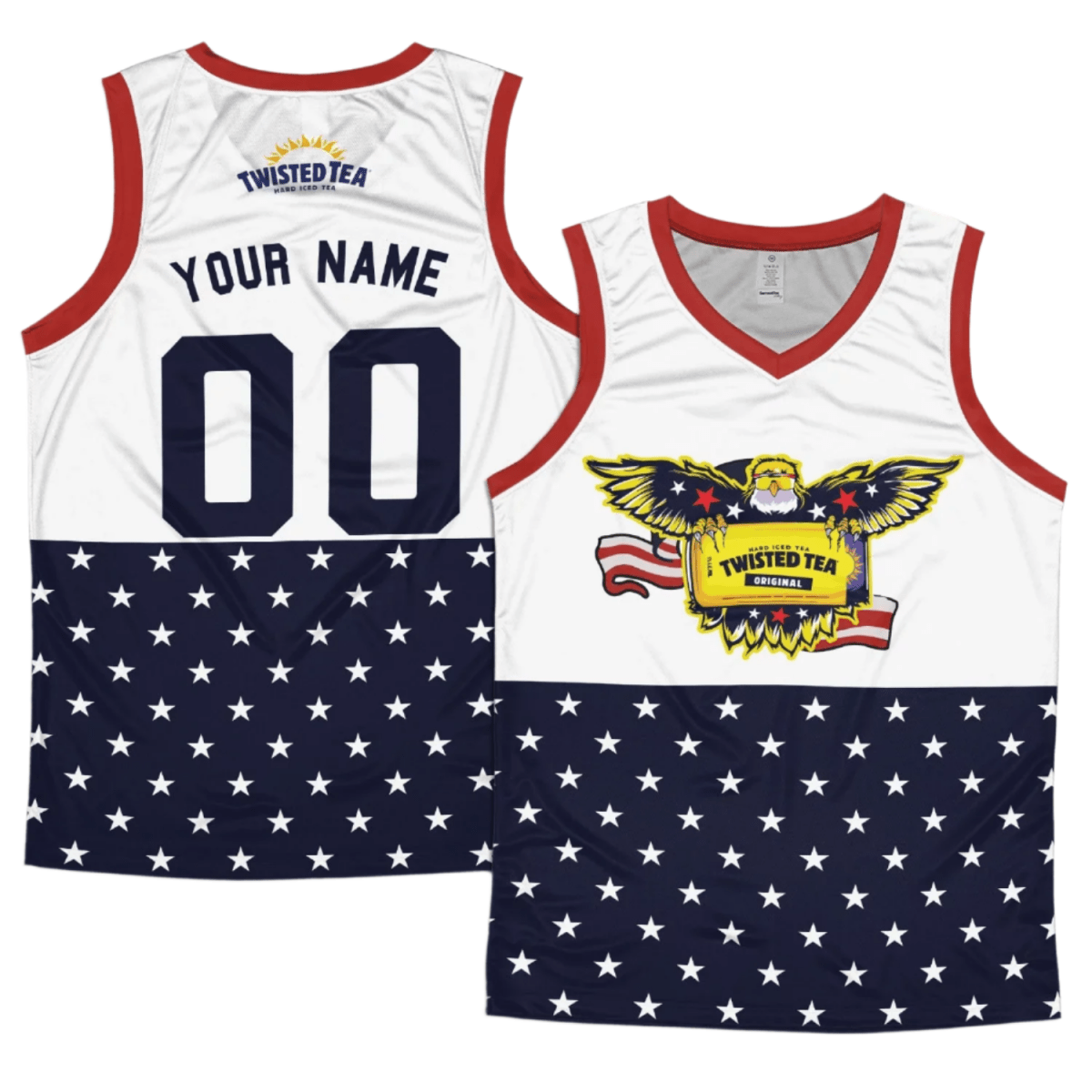 Personalized Twisted Tea America Eagle Men's Tank Top - Flexiquor.com