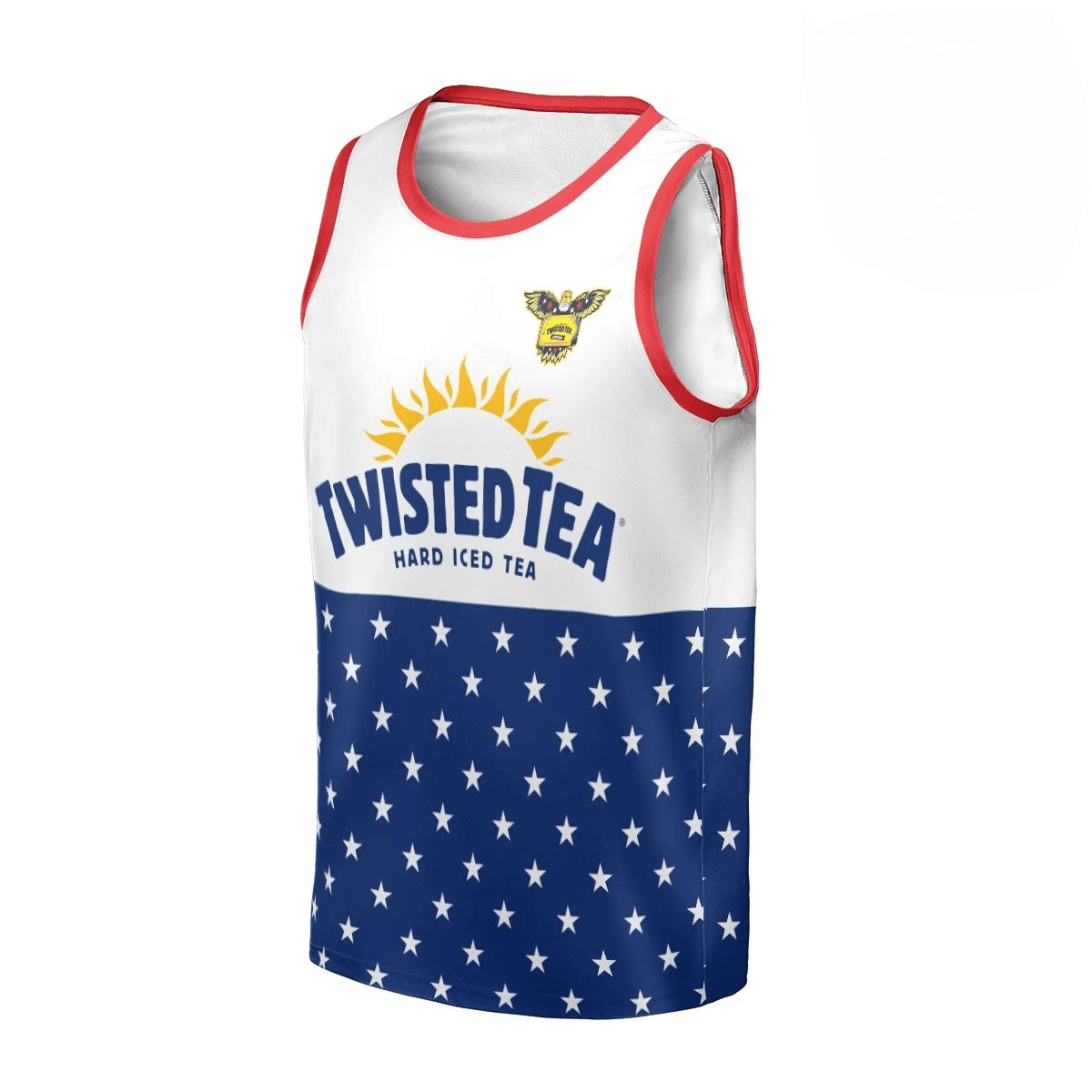 Personalized Twisted Tea American Flag Men's Tank Top - Flexiquor.com