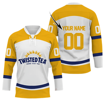 Personalized Twisted Tea Hockey Jersey - Flexiquor.com