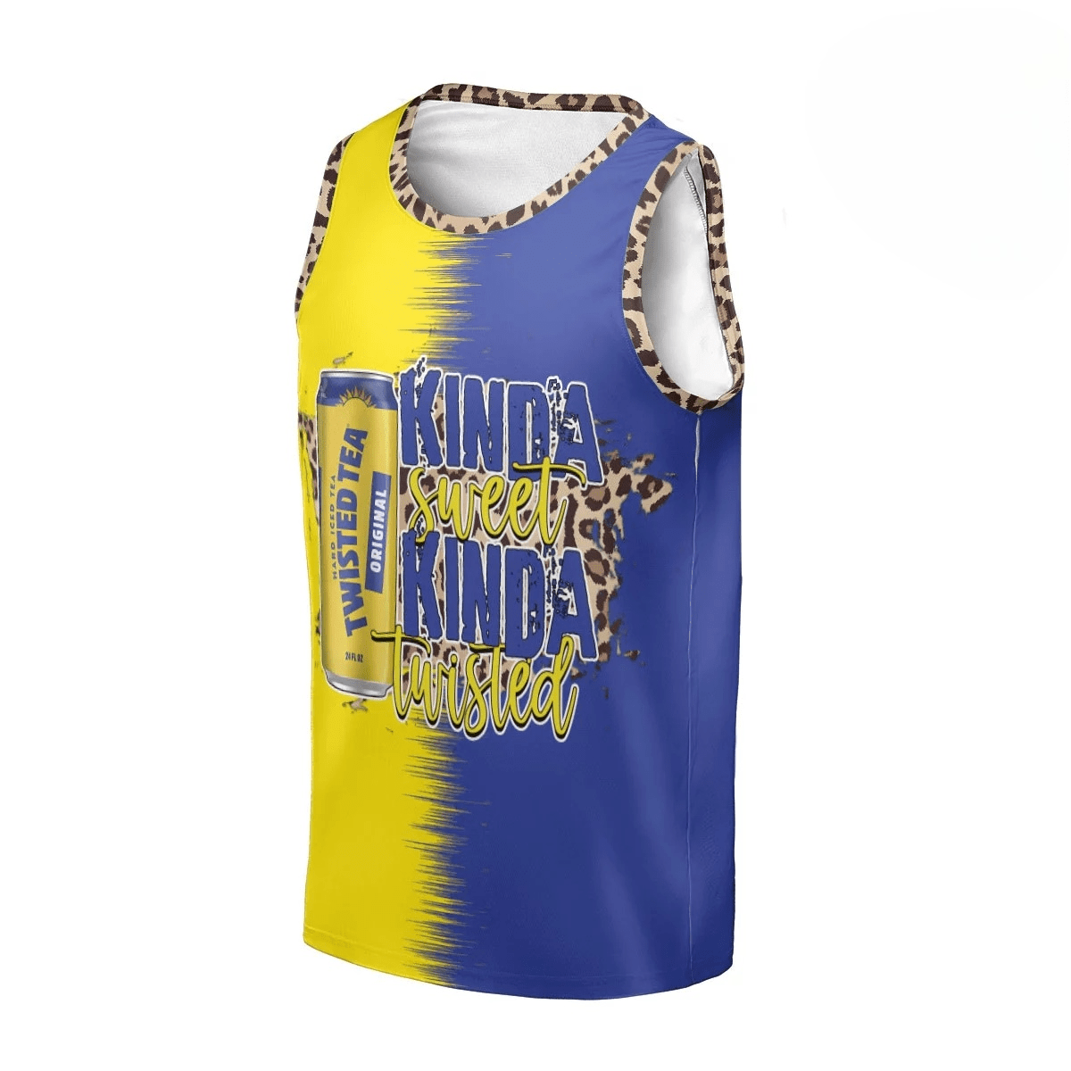 Personalized Twisted Tea Kinda Sweet Kinda Twisted Men's Tank Top - Flexiquor.com