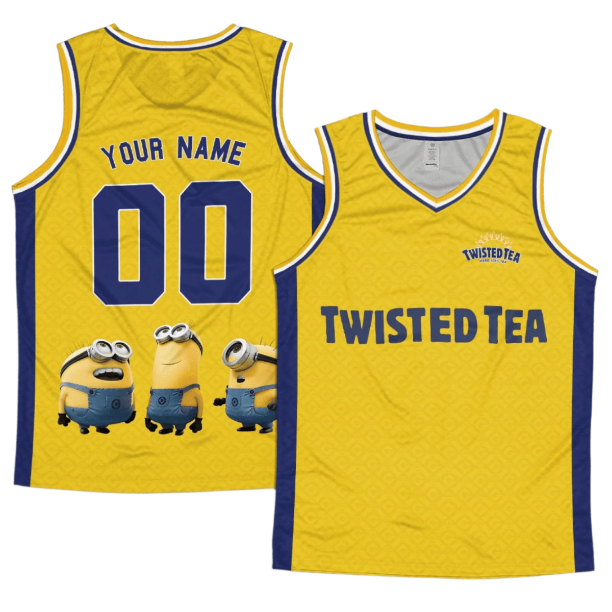 Personalized Twisted Tea Minion Men's Tank Top - Flexiquor.com