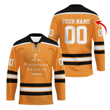 Personalized Woodford Reserve Color Stripe Hockey Jersey - Flexiquor.com