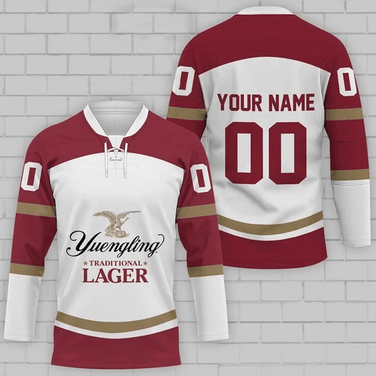 Personalized Yuengling Hockey Jersey - Flexiquor.com