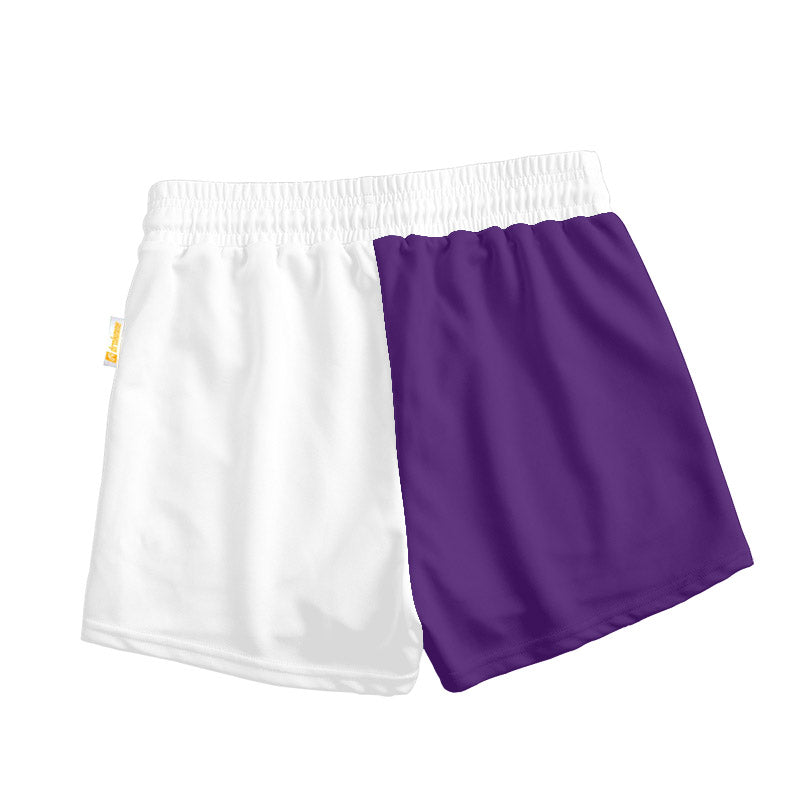 Purple White Crown Royal Women's Casual Shorts - Flexiquor.com